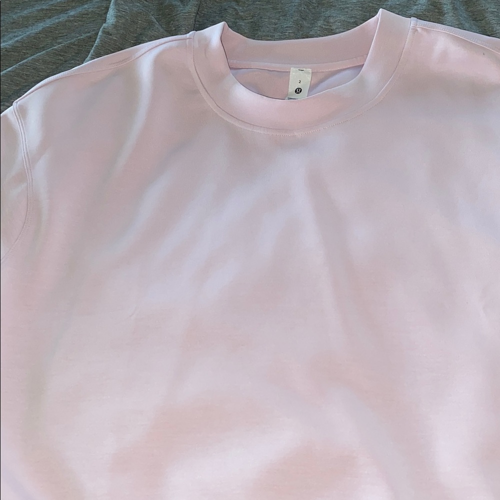 Lululemon Softstreme Perfectly Oversized Cropped Crew - Picture 7 of 7